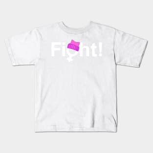 woman's fight Kids T-Shirt